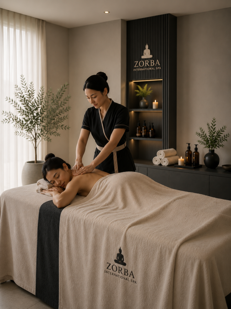 Massage treatment at Zorba International Spa in Bhubaneswar